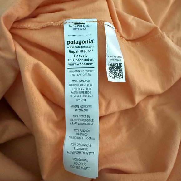 Patagonia Women's Sunfirst Relaxed Drop-Sleeve Organic T-Shirt - L - Picture 4 of 4